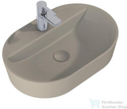 AREZZO design pultra ültethető mosdó BABETTE 62X42 cm, matt bézs AR-146041 (AR-146041)