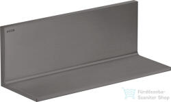 Hansgrohe AXOR UNIVERSAL RECTANGULAR 30 cm-es polc, szálcsiszolt fekete króm 42644340 (42644340)