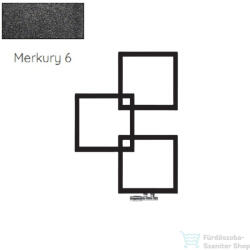 Radeco LOCO 3 MINI 707x500 design radiátor, MERKURY 6 (metál fekete) színben, balos (Radeco_LOCO_3_MINI_B_MERKURY6)