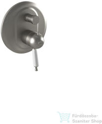 Bugnatese Oxford termosztátos falsík alatti kád/zuhany csaptelep belső egységgel, szálcsiszolt nikkel 6378NS (6378NS)