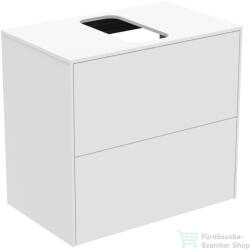 Ideal Standard CONCA 60, 2x37, 3 cm-es 2 fiókos szekrény kivágott lappal, mosdó nélkül, matt fehér T3946Y1 (T3946Y1)