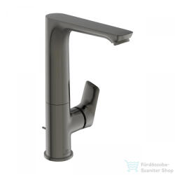 Ideal Standard CONNECT AIR magasított mosdó csaptelep automata leeresztővel, elfordítható kifolyóval, Magnetic grey A7020A5 (A7020A5)