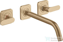 Hansgrohe AXOR Citterio M falsík alatti mosdó csaptelep 22, 6 cm-es kifolyóval, szálcsiszolt bronz 34315140 (34315140)