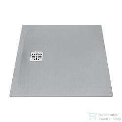 MARMY Dolomite 90x90 matt szürke zuhanytálca (80_7642_90_90_53)