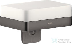 Hansgrohe AXOR UNIVERSAL SOFTSQUARE folyékonyszappan-adagoló, szálcsiszolt fekete króm 42819340 (42819340)