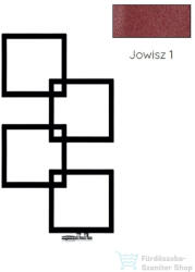 Radeco LOCO 4 MINI 915x500 design radiátor, JOWISZ 1 (matt bordó) színben, balos (Radeco_LOCO_4_MINI_B_JOWISZ1)