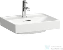 Laufen MEDA 45x35 cm-es falra/bútorra szerelhető csiszolt aljú mosdó LCC bevonattal, fehér H8161114001041 (H8161114001041)