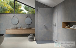 Radaway Essenza Pro 135 walk-in zuhanyfal, szálcsiszolt króm (10103135-93-01) (10103135-91-01)