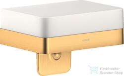 Hansgrohe AXOR UNIVERSAL SOFTSQUARE folyékonyszappan-adagoló, szálcsiszolt sárgaréz hatású 42819950 (42819950)