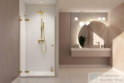 Radaway Essenza Pro DWJ 100 zuhanyajtó, szálcsiszolt arany, balos 10099100-99-01L (10099100-99-01L)