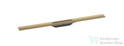 Hansgrohe RAINDRAIN Flex 90 cm-es zuhanylefolyó színkészlet, méretre vágható, szálcsiszolt bronz 56045140 (56045140)