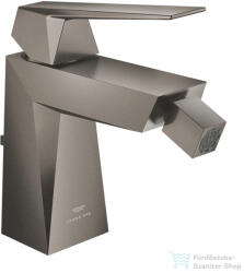 GROHE ALLURE BRILLANT bidé csaptelep automata leeresztővel, Brushed Hard Graphite 24347AL0 (24347AL0)