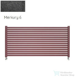 Radeco ALVO 3 350x1300 design radiátor, MERKURY 6 (metál fekete) színben (Radeco_ALVO_3_MERKURY6)