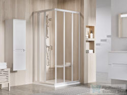 RAVAK SUPERNOVA ASRV3+ASRV3 80x90 cm-es tolóajtós, sarokbelépős zuhanykabin, szatén/grape 15V40UR2ZGSET8090 (15V40UR2ZGSET8090)