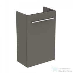 Ideal Standard I. Life S 35, 4x20, 2 cm-es 1 ajtós fali szekrény mosdó és fogantyú nélkül, Quartz grey matt T5302NG (T5302NG)