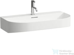 Laufen Sonar 80x42 cm-es csiszolt aljú mosdó, fehér H8163440001041 (H8163440001041)
