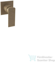 Bugnatese Atelier falsík alatti kád /zuhany csaptelep belső egységgel, matt bronz 9430BO (9430BO)