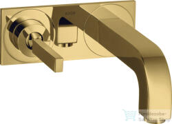 Hansgrohe AXOR Citterio falsík alatti mosdó csaptelep 22 cm-es kifolyóval, polírozott arany hatású 39115990 (39115990)