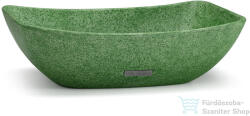 S.V.I.S. Design mosdó 50 cm VIRGO BASIC - SPLASH, zöld, matt lakk UBX. VIRGO. BC. 050.000. SP. 01.1 (UBX_VIRGO_BC_050_000_SP_01_1)
