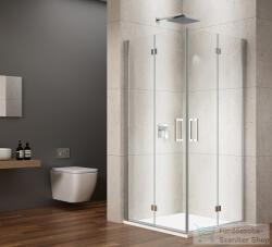 SAPHO GELCO LORO sarokbelépős zuhanykabin harmónikaajtóval, 900x800mm (GN4790-03) (GN4790-03)