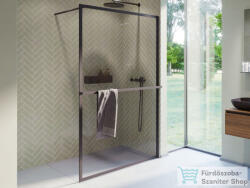 RIHO Lucid GD400 100 cm-es matt fekete zuhanyfal (G005026121)