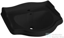 SAPHO KERASAN RETRO kerámiamosdó, 69x52cm, matt fekete (104631) (104631) - furdoszoba-szaniter