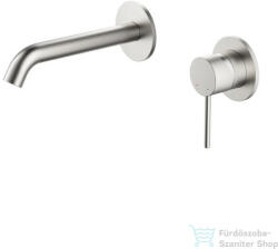 AREZZO design NOVA fali mosdó csaptelep, szálcsiszolt nikkel AR-2103BN (AR-2103BN)