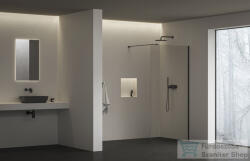 RAVAK WALK-IN AIR WALL 120, fekete+transparent GW9WG0300Z1C (GW9WG0300Z1C)