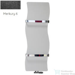 Radeco VINKA 1190x353 design radiátor törölközőtartó nélkül, MERKURY 6 (metál fekete) színben (Radeco_VINKA_MERKURY6)