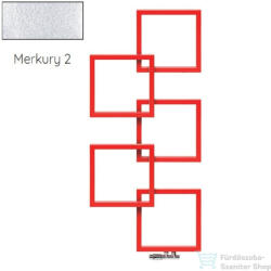 Radeco LOCO 5 1540x685 design radiátor, MERKURY 2 (ezüst) színben, balos (Radeco_LOCO_5_B_MERKURY2)