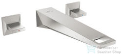GROHE ALLURE BRILLANT falsík alatti mosdó csaptelep 21 cm-es kifolyóval, alaptest nélkül, Supersteel 20629DC0 (20629DC0)