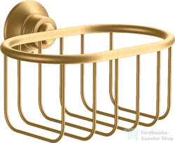 Hansgrohe AXOR MONTREUX fali szappantartótartó kosár, szálcsiszolt sárgaréz hatású 42065950 (42065950)