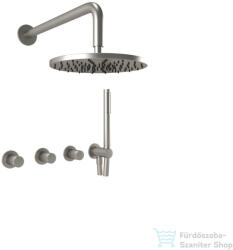 Bugnatese MOON falsík alatti zuhanyrendszer belső egységgel, zuhanyszettel, szálcsiszolt nikkel 7127NS (7127NS)