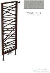 Radeco SPIDER BIS 2 1200x530 design radiátor, MERKURY 3 (metál világosszürke) színben (Radeco_SPIDER_BIS_2_MERKURY3)