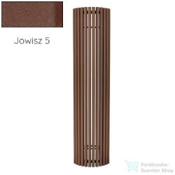 Radeco CARRERA P 1800x430 íves design radiátor, JOWISZ 5 (matt barna) színben (Radeco_CARRERA_P_JOWISZ5)