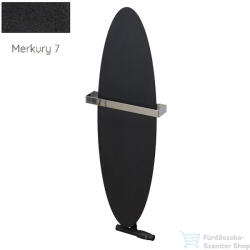 Radeco ORRO 990x280 ovális design radiátor törölközőtartó nélkül, MERKURY 7 (matt fekete) színben (Radeco_ORRO_MERKURY7)