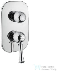 Bugnatese DENVER 4 állású falsík alatti kád/zuhany csaptelep belső egységgel, króm 6432CR (6432CR)