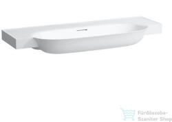 Laufen The New Classic 120x48 cm-es szekrényre illeszthető mosdó csaplyuk nélkül, LCC bevonattal, fehér H8138584001091 (H8138584001091)
