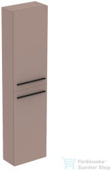 Ideal Standard I. Life S 40x21x160 cm-es 2 ajtós szekrény fogantyú nélkül, Greige matt T5288NH (T5288NH)