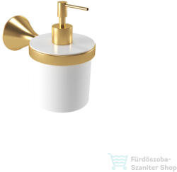 Bugnatese ORION fali szappanadagoló, szálcsiszolt arany 33804OS (33804OS)