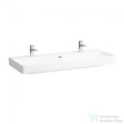 Laufen Pro S 120x46, 5 cm-es mosdó 2 csaplyukkal, LCC Active bevonattal, fehér H814965A001071 (H814965A001071)