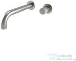 Bugnatese MOON falsík alatti mosdó csaptelep 19 cm-es kifolyóval, leeresztő nélkül, belső egységgel, szálcsiszolt nikkel 7245NS (7245NS)