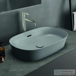 Ideal Standard IPALYSS 60x38 cm-es pultra ültethető mosdó leeresztő nélkül, Concrete E1397V9 (E1397V9)