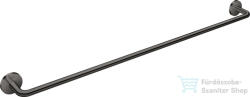 Hansgrohe AXOR UNIVERSAL CIRCULAR 85, 5 cm-es törölközőtartó, polírozott fekete króm 42880330 (42880330)