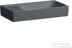 Laufen MEDA 46x23, 5 cm-es fali mosdó csaplyuk és túlfolyó nélkül, matt graphite H8151147581121 (H8151147581121)