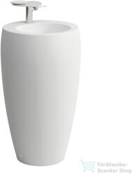 Laufen Ilbagnoalessi One 53x53x90 cm-es mosdó integrált mosdólábbal, matt fehér H8119727571041 (H8119727571041)