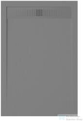 Zenon EVOLUTION SLATE 90x100 cm-es zuhanytálca palakő hatású felülettel, Cemento EVSL90100CE (EVSL90100CE)
