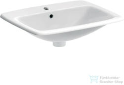 Geberit SELNOVA SQUARE 55x45 cm-es beépíthető mosdó, fehér 501.466. 00.7 (501466007)