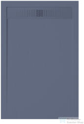 Zenon EVOLUTION SLATE 100x120 cm-es zuhanytálca palakő hatású felülettel, Cobalt EVSL100120CO (EVSL100120CO)