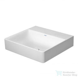 Duravit DURASQUARE 50x47 cm-es bútorral aláépíthető mosdó csaplyuk nélkül, Wondergliss bevonattal, 23535000701 (23535000701)